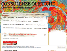 Tablet Screenshot of consulenzeolistiche.com